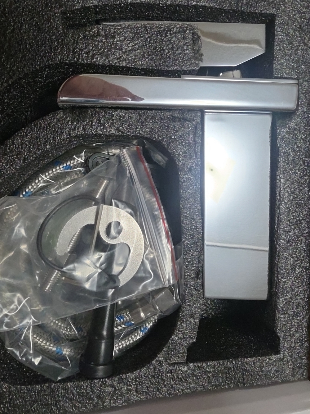 Modern Chrome Waterfall Single-Handle Bathroom Faucet